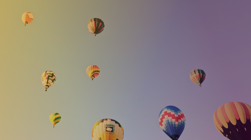 Photo de montgolfières dans le ciel et de la mention Excellence