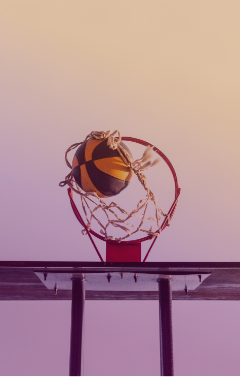 Solution n° 3 | Ballon entrant dans un panier de basketball